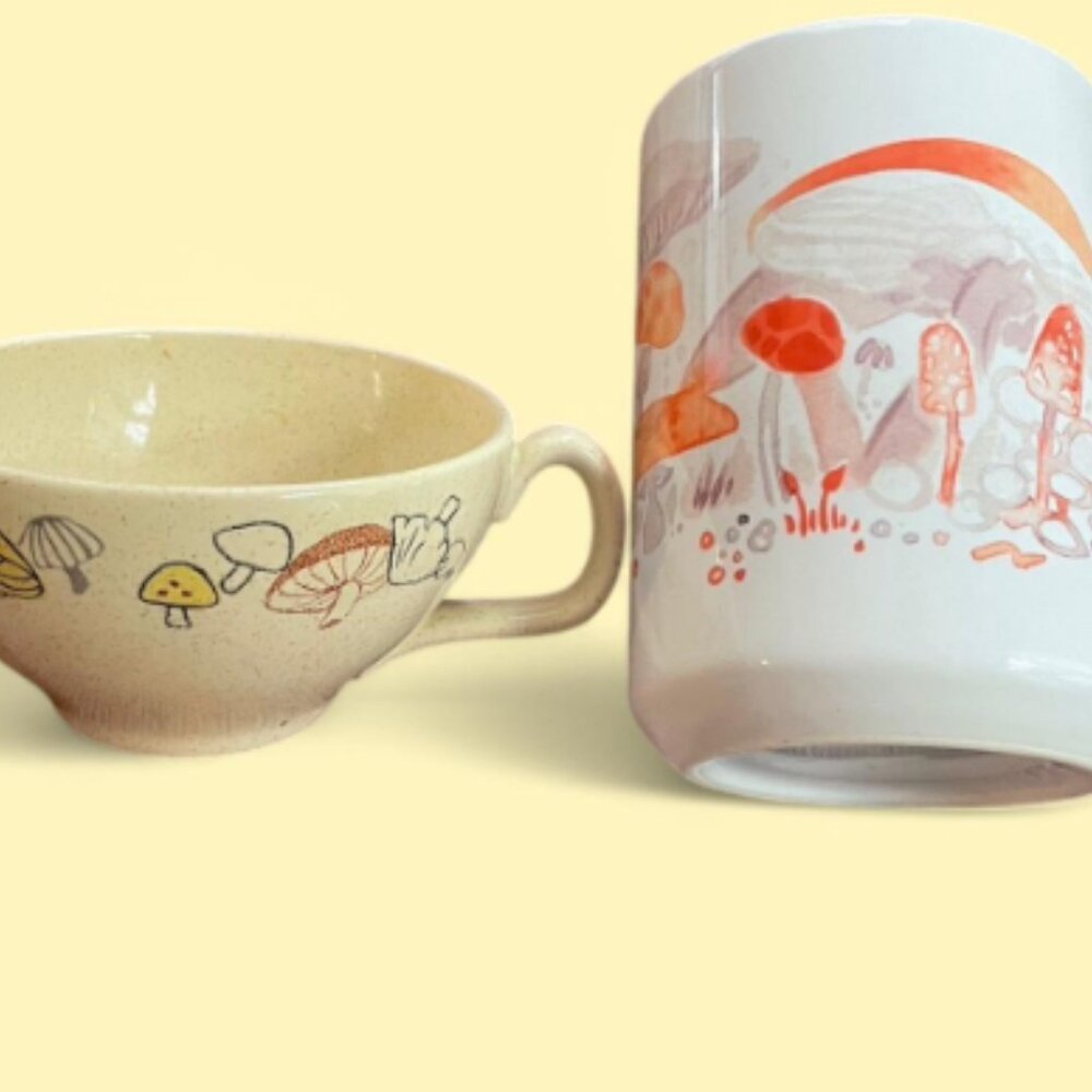 Bundle 2 Mushroom Mugs